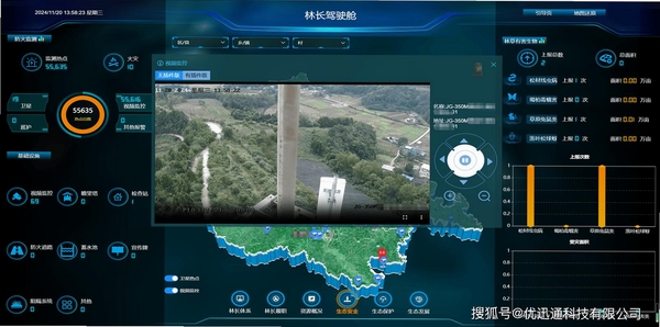 林区定位运行截图