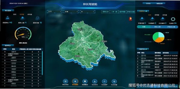 林区定位运行截图