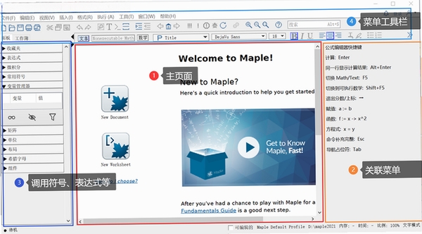 Maple检测运行截图