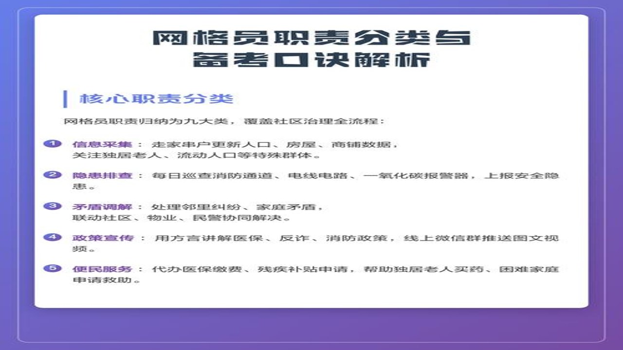 网格员考试备考技巧分享
