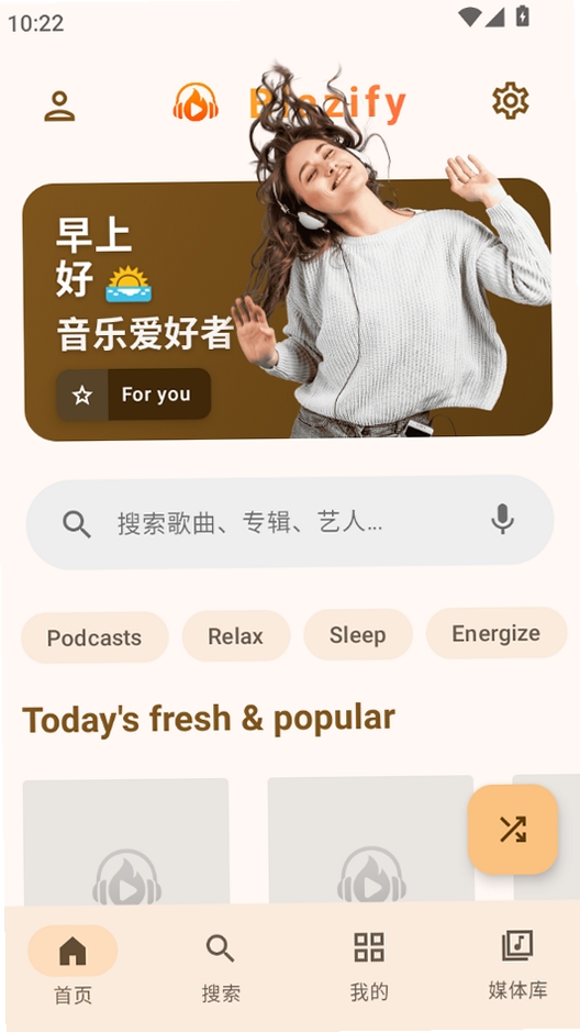 Blazify运行截图