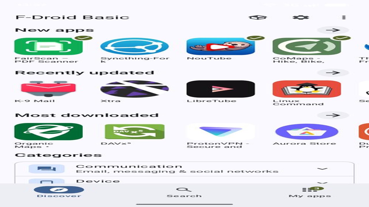 F-Droid Classic下载最新版安卓APK官方安装包界面展示