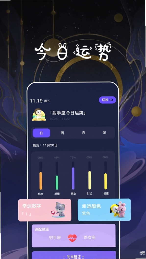 星座运势百科屋运行截图
