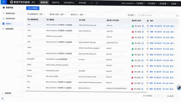 GymGo管理端数据导入操作界面