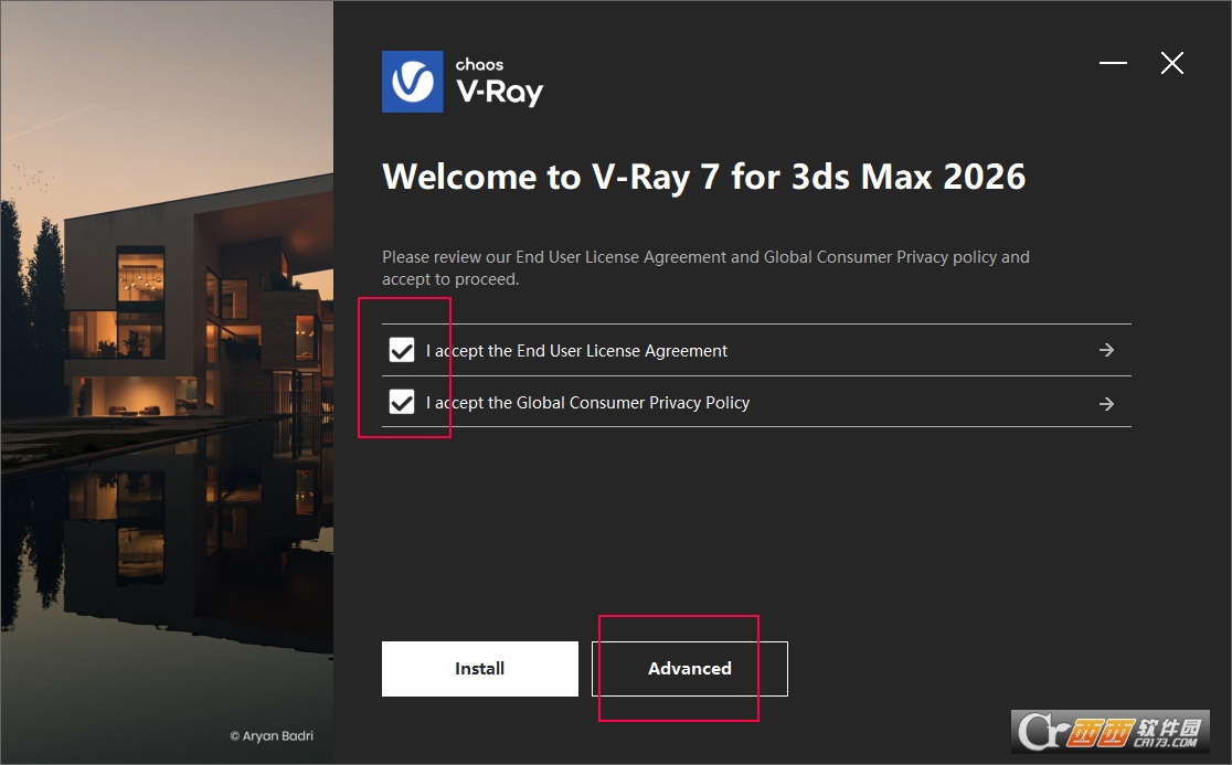 3ds max vray渲染器(V-Ray for 3ds max 2021-2027) v7.30.02 最新版本