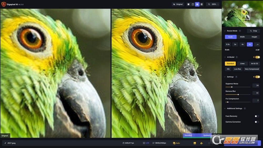 Topaz Gigapixel AI 6.3.3绿色便携版 免费版