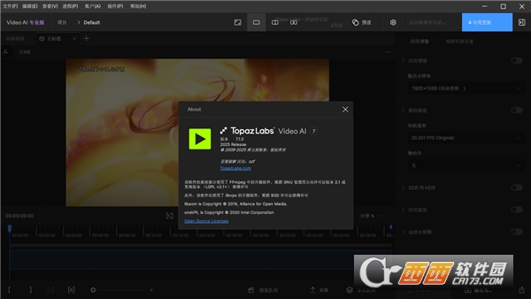 Topaz Video AI 7.1.5绿色便携版 最新版