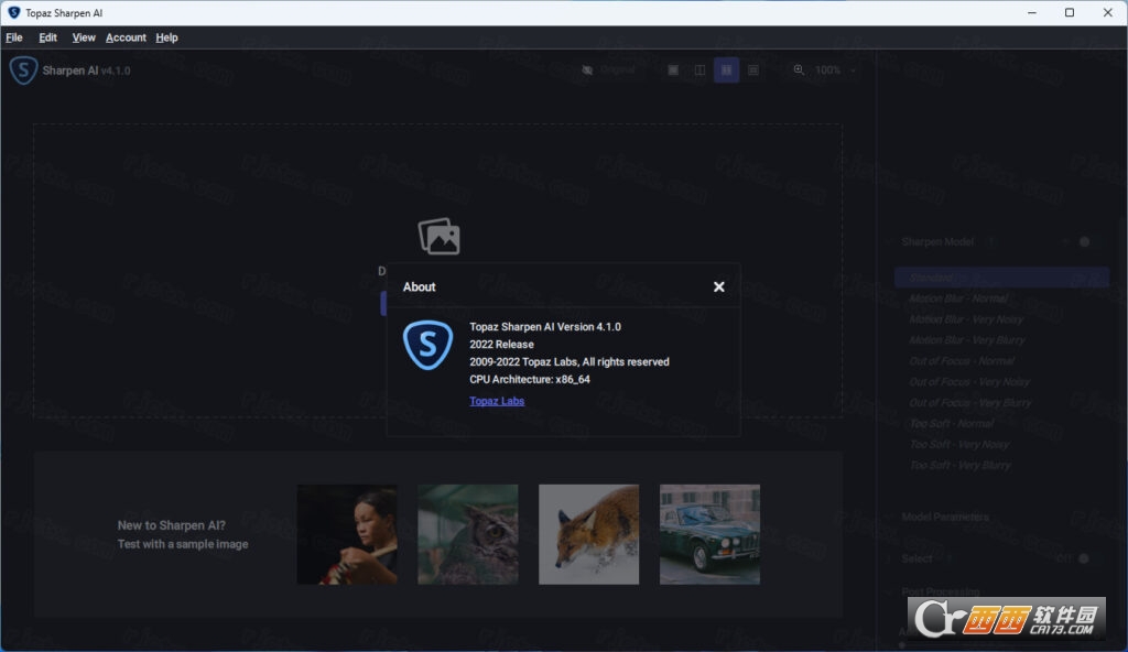 Topaz Sharpen AI 4.1.0 绿色版最新版 直装版