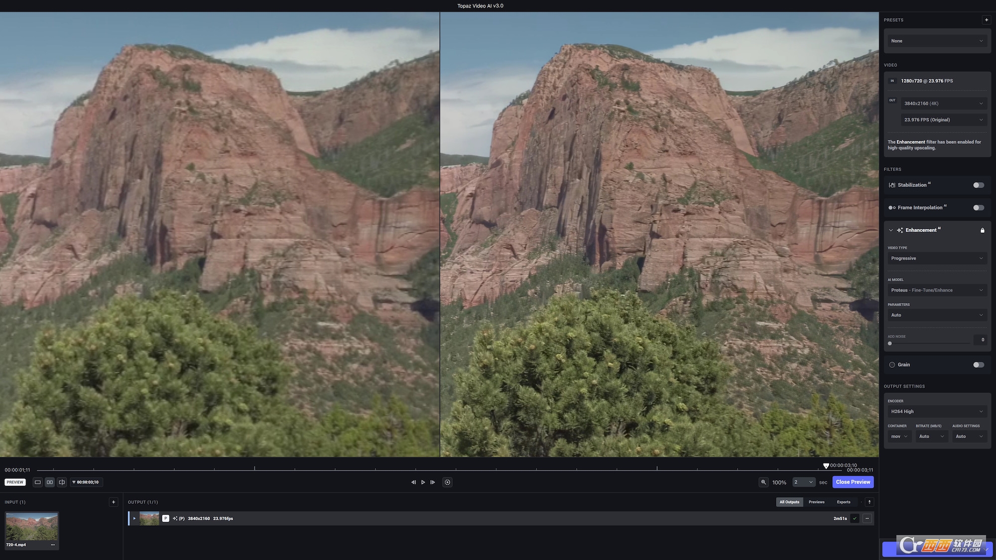 Topaz Video AI 4.1.1 绿色直装版 专业版