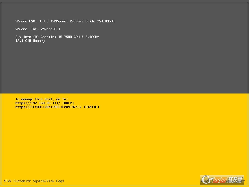 VMware ESXi 8.0U3j�ٷ�ԭ�澵��װ��
