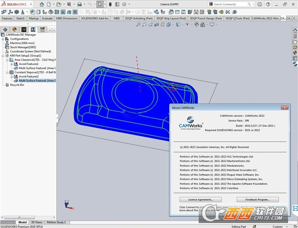 CAMWorks 2022 SP4���ļ����