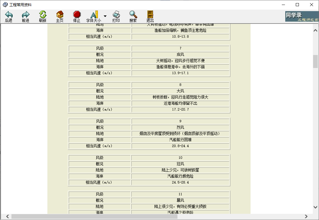 工程常用资料PC端 v1.0 绿色便携版