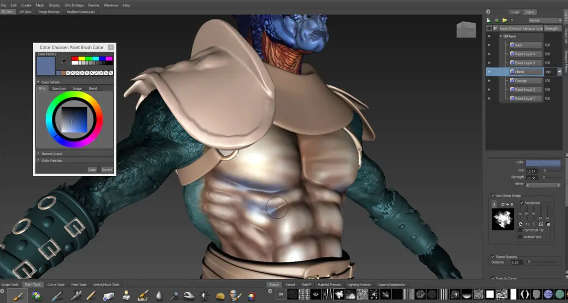 Autodesk Mudbox 2026中文激活版运行截图