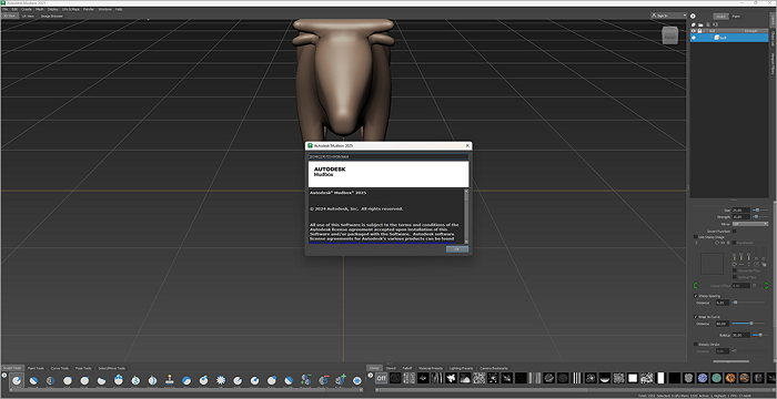 Autodesk Mudbox 2025最新版中文版运行截图