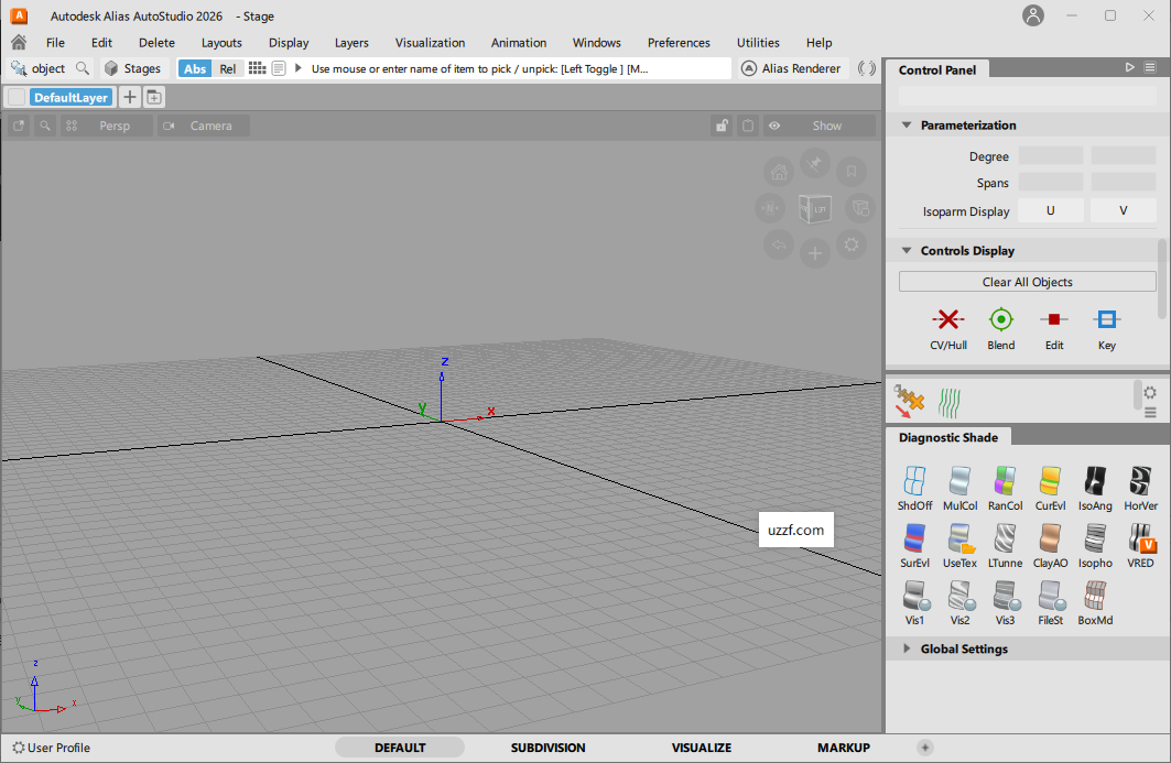 Autodesk Alias AutoStudio 2026破解版运行截图