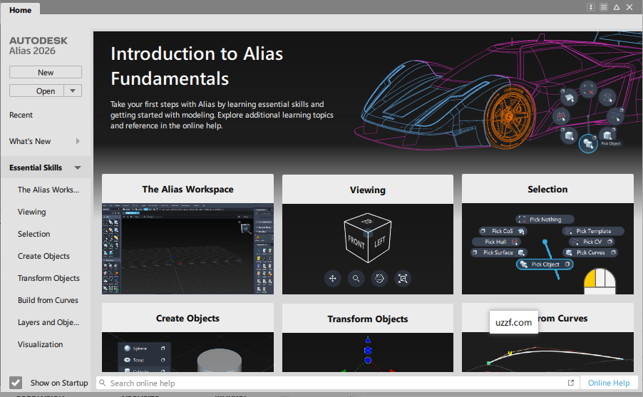 Autodesk Alias AutoStudio 2026破解版运行截图