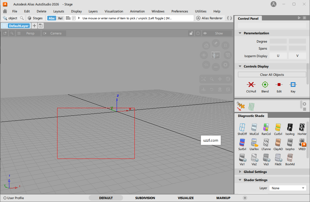 Autodesk Alias AutoStudio 2026破解版运行截图