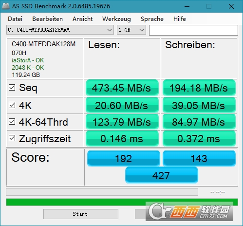 SSDר�ò�������(AS SSD Benchmark)