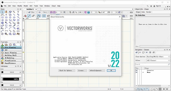 Vectorworks 2022���ļ�������н�ͼ