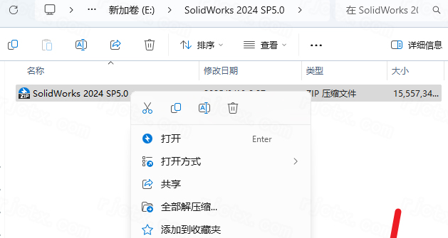 SolidWorks 2024���ļ����