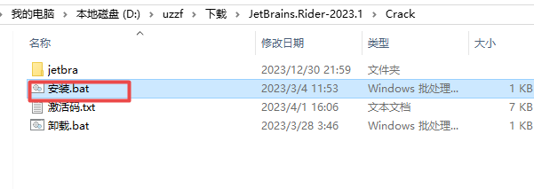 JetBrains Rider 2023���ļ����