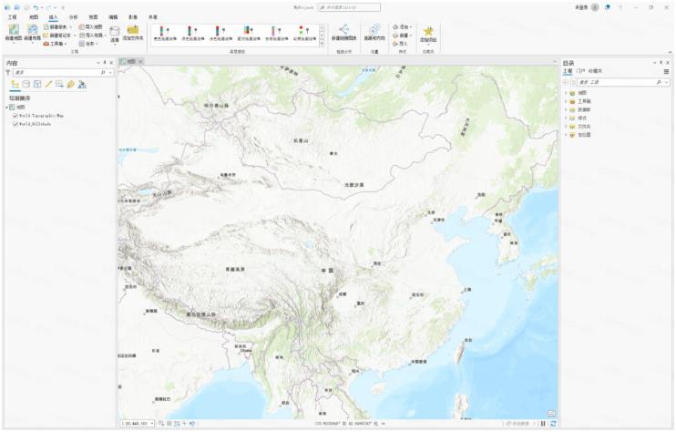 ArcGIS Pro 2022最新版本运行截图