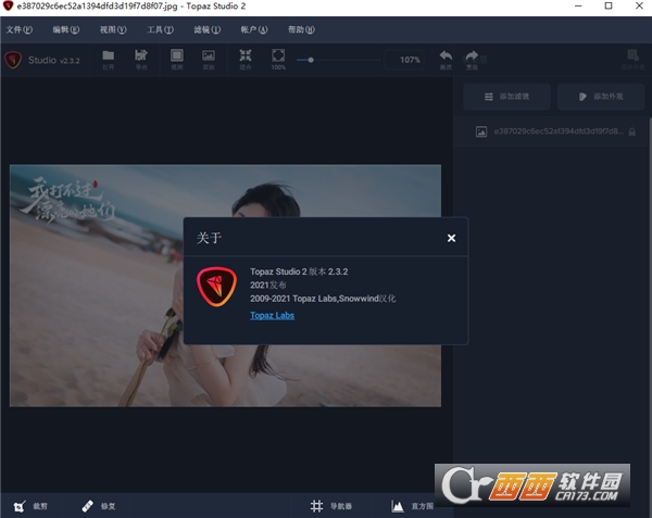 Topaz Studio 2.3.2中文免费版 完整版
