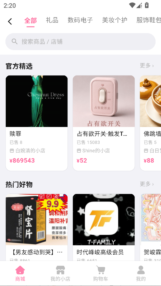 ShineAI聊天运行截图