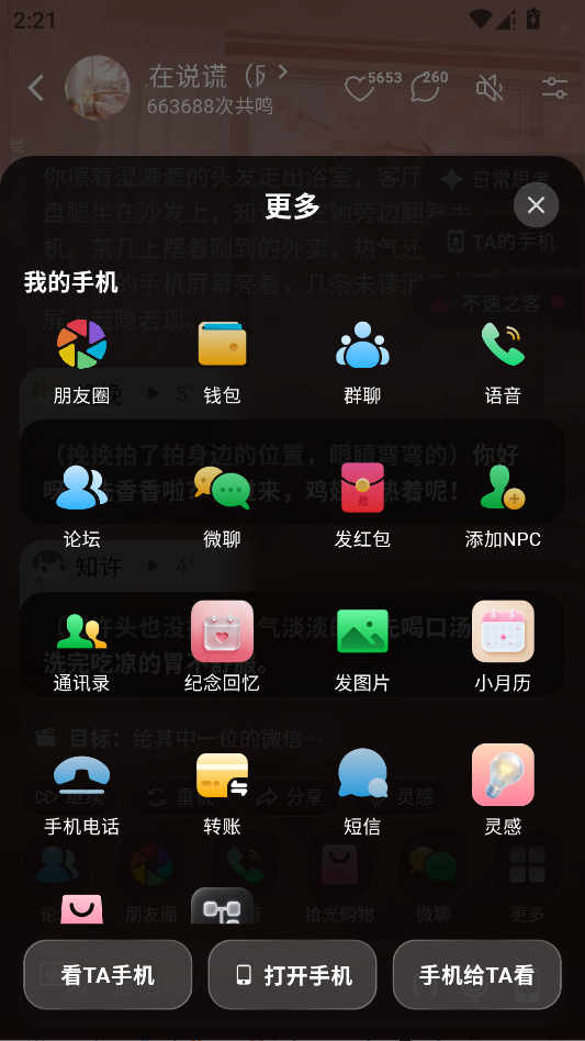 ShineAI聊天运行截图