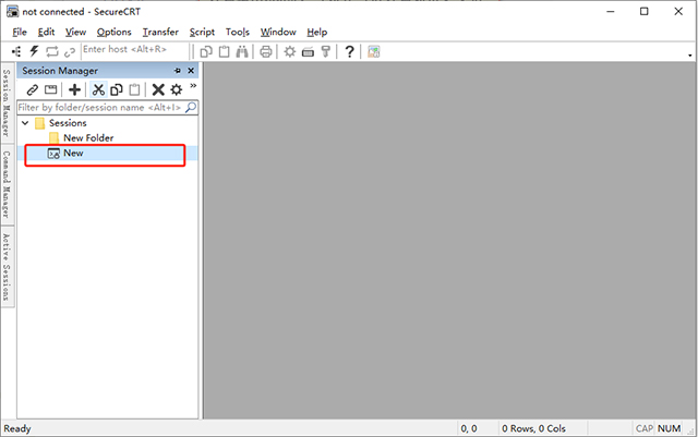 SecureCRT 9.3.2汉化解锁版运行截图