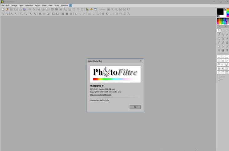PhotoFiltre Studio X v11汉化免费版运行截图