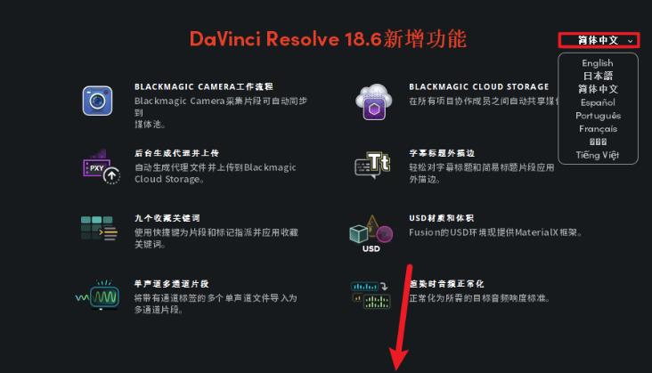 DaVinci Resolve Studio运行截图
