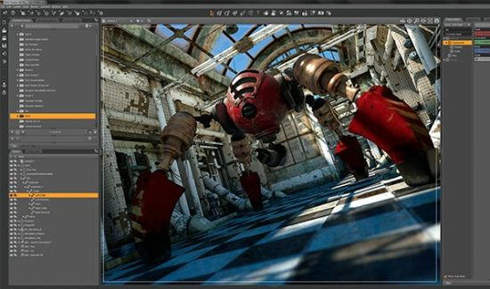 DAZ Studio Pro运行截图