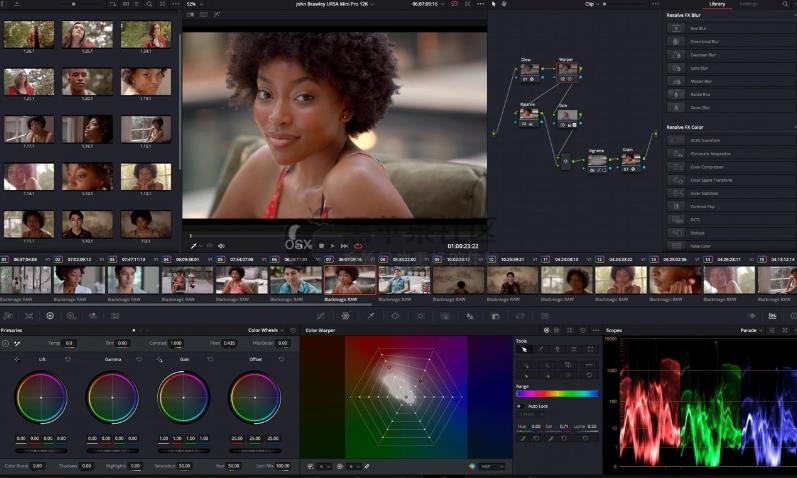DaVinci Resolve Studio 18.5.1中文完整版运行截图