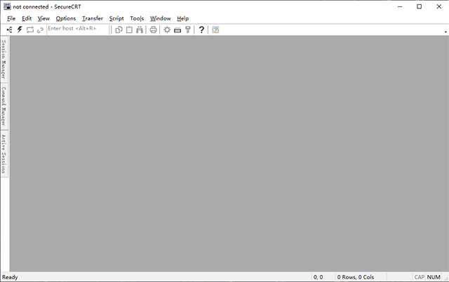 securecrt 9.7.1中文免费版运行截图