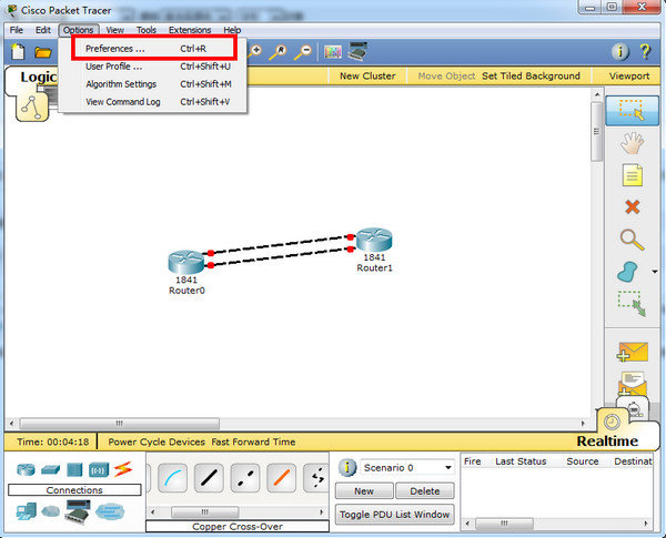 思科模拟器cisco packet tracer 9.0中文免费版运行截图