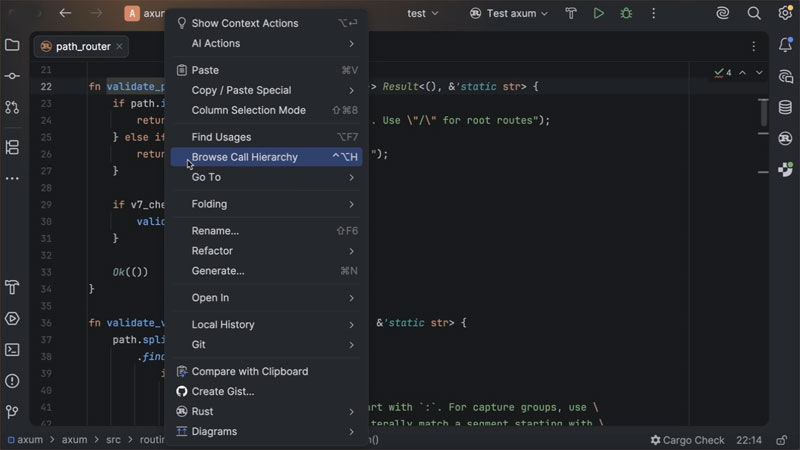 JetBrains RustRover 2026中文正式版运行截图