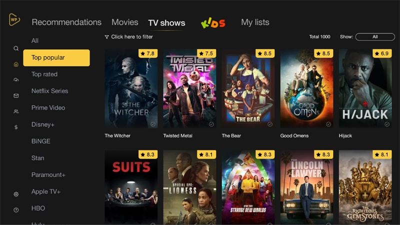 Watchlist Pro tv Watchlist Pro tv