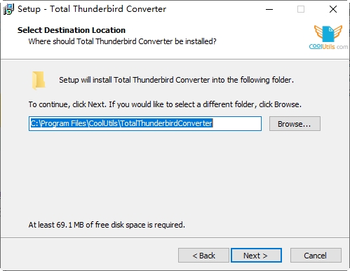 Thunbderbir�ʼ�����ת��Coolutils Total Thunderbird Converter