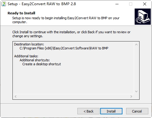 RAW转BMP工具Easy2Convert RAW to BMP RAW转BMP工具Easy2Convert RAW to BMP
