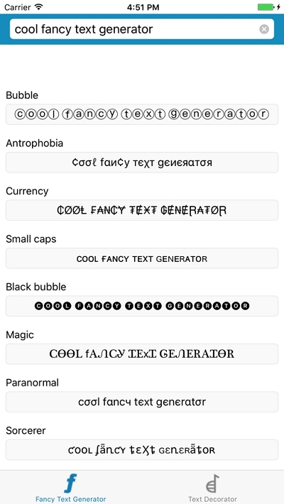 Cool Fonts花样文字app Cool Fonts花样文字app