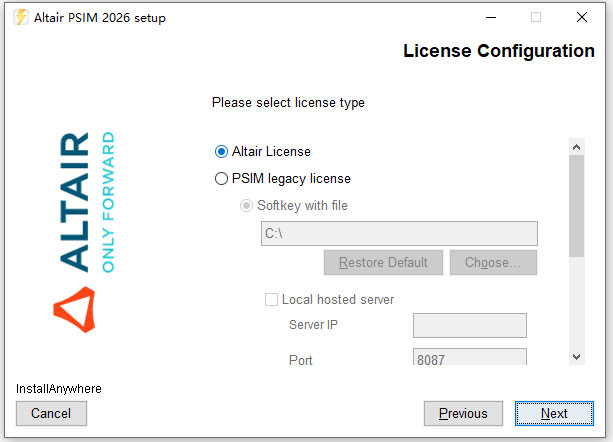 altair psim 2026