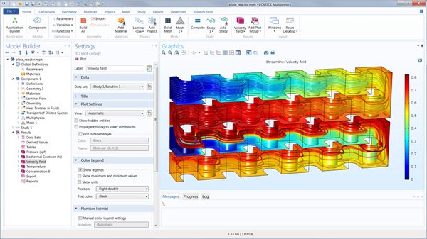 COMSOL Multiphysics 6.3仿真软件中文版运行截图