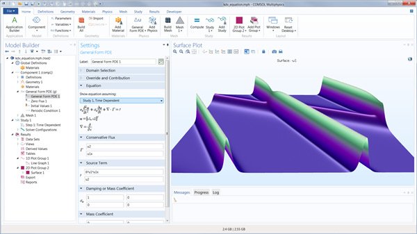 COMSOL Multiphysics 6.2汉化激活版运行截图