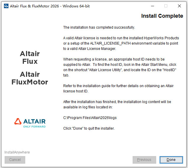 Altair Flux FluxMotor2026���ļ����