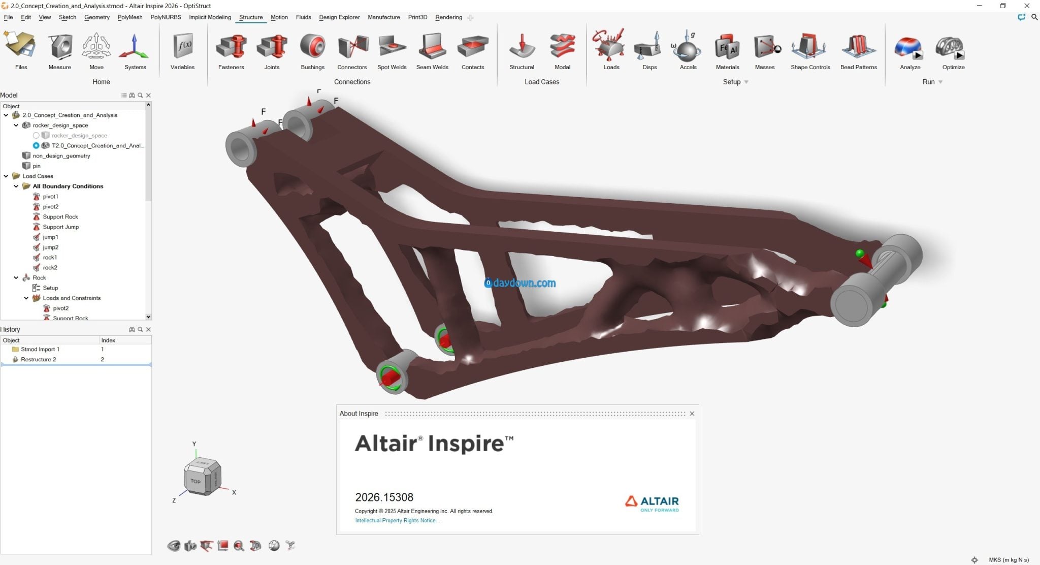 Altair Inspire Cast 2026铸造模拟软件运行截图
