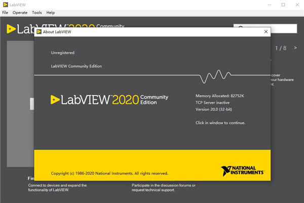 LabVIEW2020中文激活版运行截图