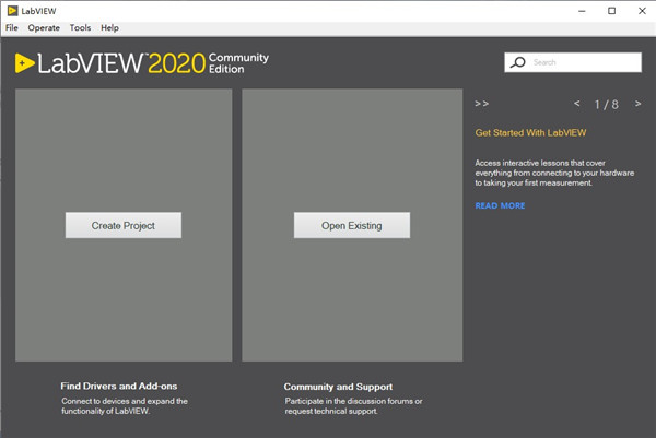 LabVIEW2020中文激活版运行截图