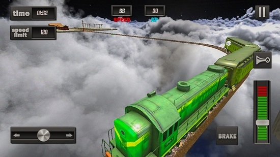 �����ܵĿ��л𳵼�ʻImpossible Air Train Driving