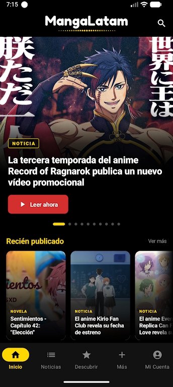 MangaLatam漫画运行截图